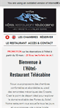 Mobile Screenshot of hoteltelecabine.ch